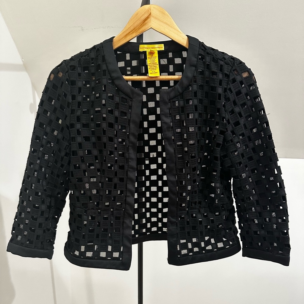 Catherine Malandrino Black Jacket